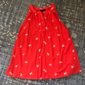 Hatch maternity flowy floral cotton top O/S